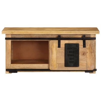 vidaXL TV Cabinet 90x35x40 cm Solid Mango Wood