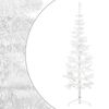 vidaXL Slim Artificial Half Christmas Tree with Stand White 150 cm
