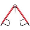 vidaXL Folding Sun Lounger Red Steel