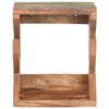 vidaXL Wall Mounted Skateboard Holder 25x20x30 cm Solid Reclaimed Wood