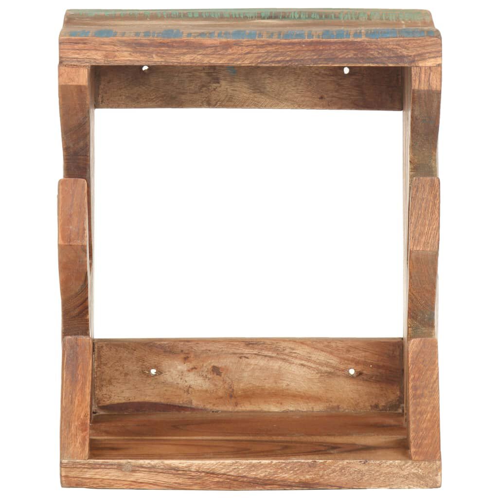 vidaXL Wall Mounted Skateboard Holder 25x20x30 cm Solid Reclaimed Wood