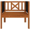 vidaXL 8 Piece Garden Lounge Set with Cushions Cream Wood Acacia&Rope