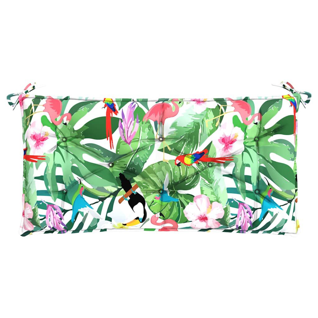 vidaXL Garden Bench Cushions 2pcs Multicolour 100x50x7cm Fabric