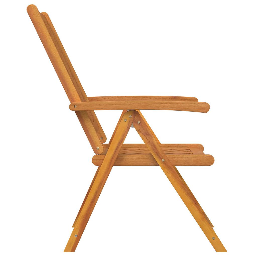 vidaXL Reclining Garden Chairs 4 pcs Solid Wood Acacia