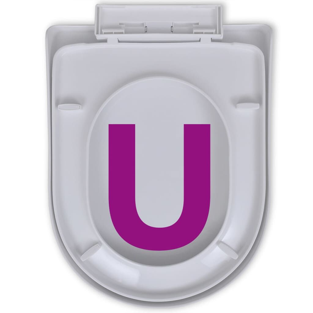 White Soft-close Toilet Seat Square