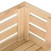 vidaXL Vegetable Trolley 37x30x80 cm Solid Pinewood