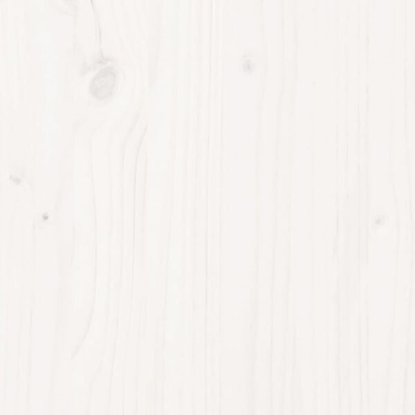 vidaXL Garden Planter with Fence Design White 60x30x30 cm Solid Wood Pine