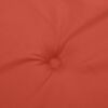 vidaXL Garden Bench Cushion Melange Red 180x50x7 cm Fabric