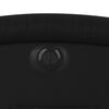 vidaXL Electric Recliner Chair Black Faux Leather