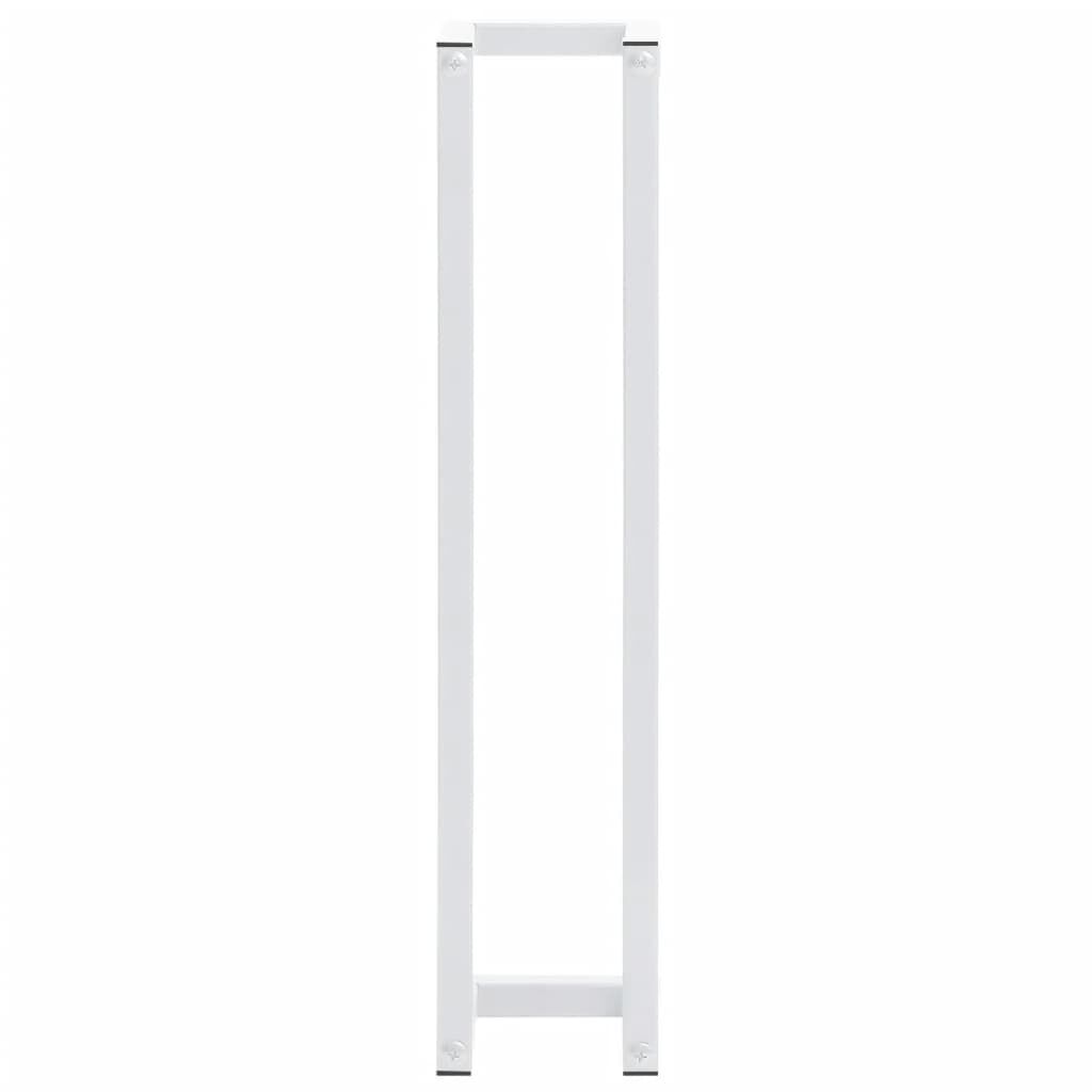 vidaXL Towel Rack White 12.5x12.5x60 cm Steel