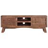 vidaXL TV Cabinet 110x30x40 cm Rough Mango Wood