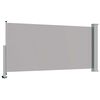 vidaXL Patio Retractable Side Awning 120 x 300 cm Grey
