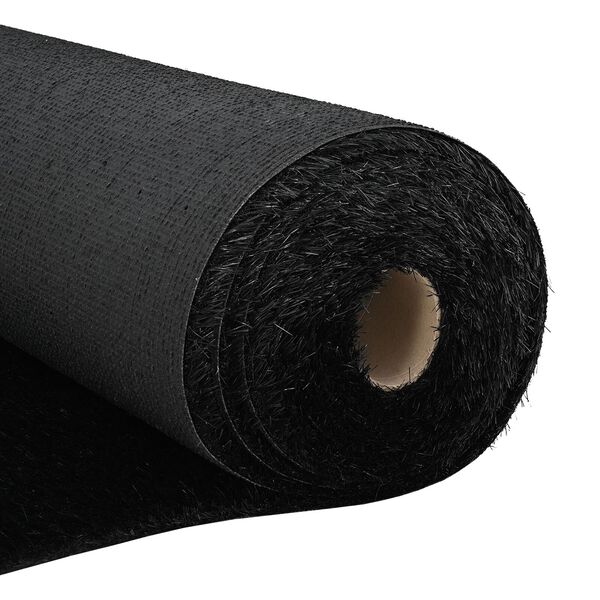 vidaXL Artificial Grass Black 10 x 1 m Polypropylene