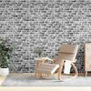 vidaXL 3D Wall Panels with Dark Grey Brick Design 10 pcs EPS