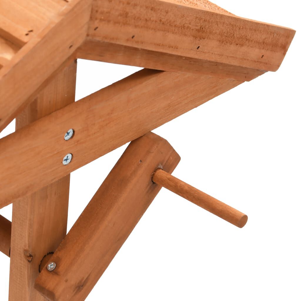 vidaXL Garden Wishing Well Planter 40x40x84 cm Firwood
