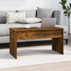 vidaXL Coffee Table Smoked Oak 102x50.5x52.5 cm Engineered Wood
