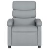 vidaXL Electric Recliner Chair Light Grey Fabric