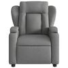 vidaXL Massage Recliner Chair Dark Grey Fabric