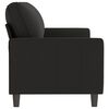 vidaXL 3-Seater Sofa Black 180 cm Velvet