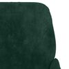 vidaXL Bench Dark Green 108x79x79 cm Velvet