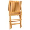 vidaXL Folding Garden Chairs 6 pcs 61x67x90 cm Solid Wood Teak