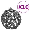 vidaXL Artificial Christmas Tree 300 LEDs&Ball Set&Flocked Snow 180 cm