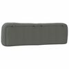 vidaXL Headboard Cushion "Hvar" Dark Grey 193 cm Fabric