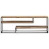vidaXL TV Cabinet 130x30x45 cm Rough Mango Wood