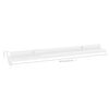 vidaXL Wall Shelves 2 pcs High Gloss White 60x9x3 cm