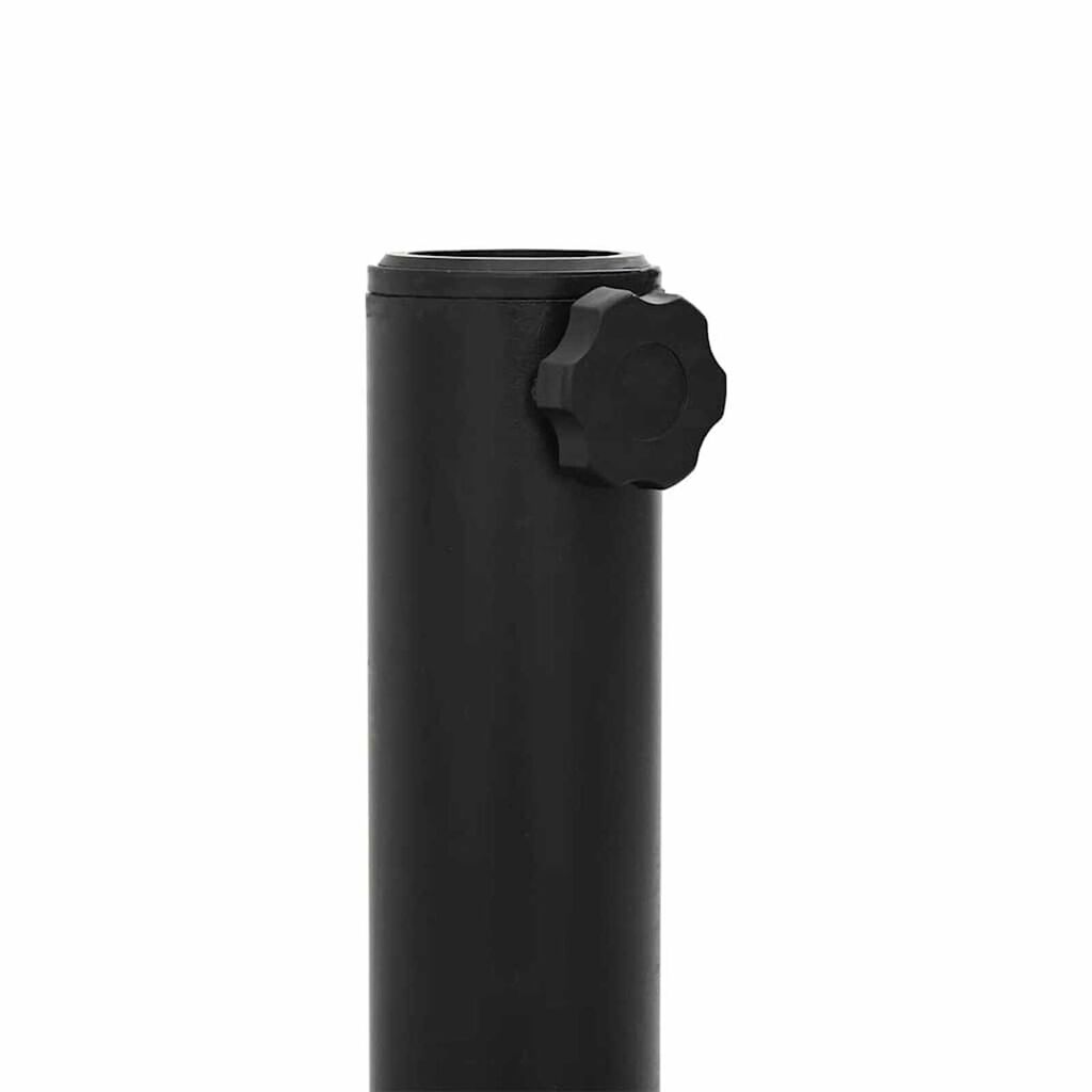 vidaXL Outdoor Umbrella Bases Black 45 x 45 x 31.5 cm Steel