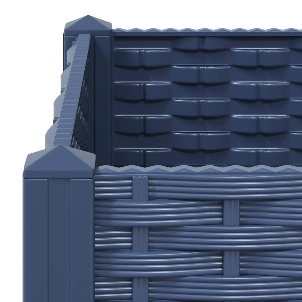 vidaXL Raised Bed 40x40x23 cm Polypropylene