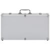 vidaXL Gun Case Aluminium ABS Silver