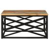 vidaXL Coffee Table 68x68x35 cm Solid Reclaimed Wood