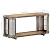 vidaXL TV Cabinet 90x30x40 cm Solid Mango Wood