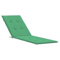 vidaXL Deck Chair Cushion Green (75+105)x50x3 cm