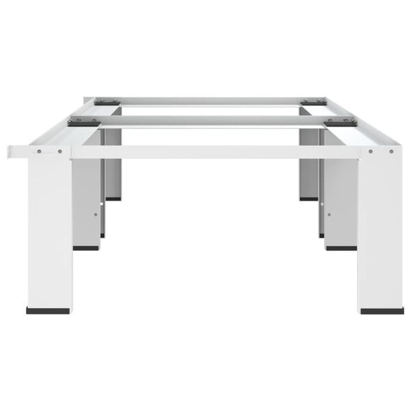 vidaXL Double Washing and Drying Machine Pedestal White