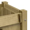 vidaXL Garden Planters 2 pcs with Legs Impregnated Wood Pine