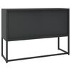 vidaXL Sideboard Black 105x35x75 cm Steel