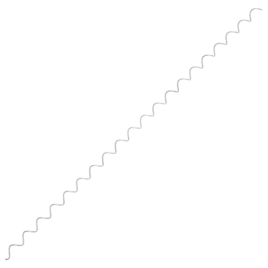 vidaXL Gabion Spirals 24 pcs Galvanised Steel 100 cm