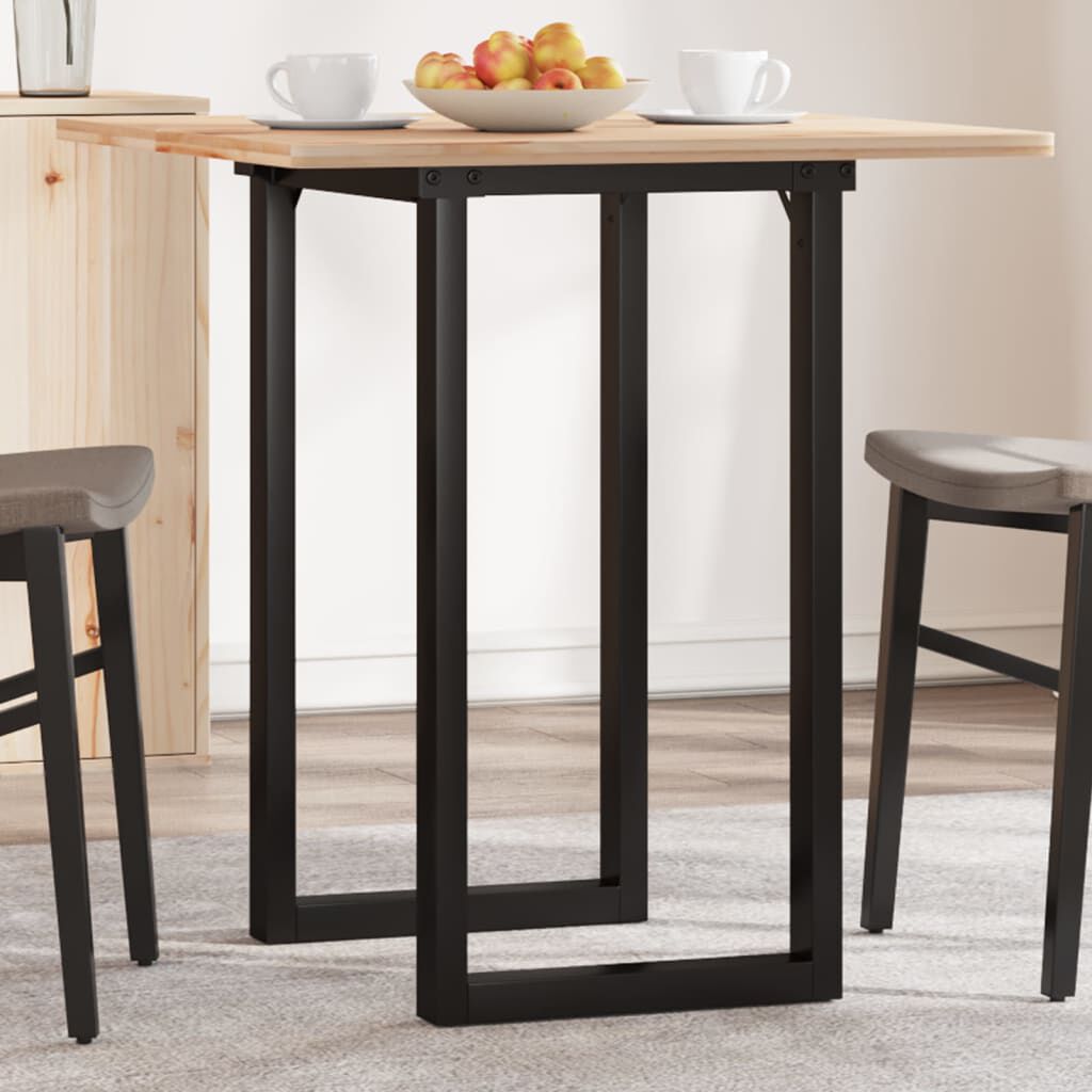 vidaXL Dining Table Legs O-Frame 50x40x73 cm Steel
