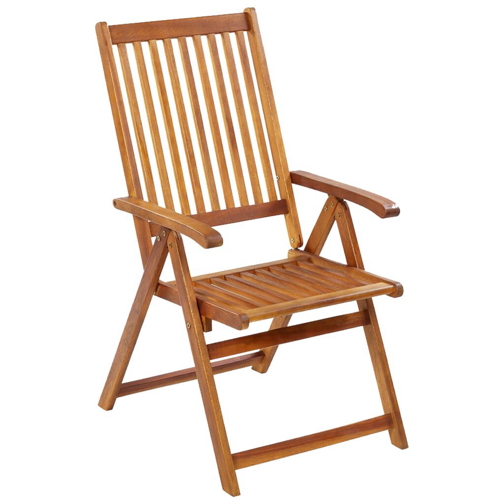 vidaXL 7 Piece Garden Dining Set Solid Acacia Wood
