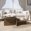 vidaXL Coffee Table Brown Oak 111.5x50x33 cm Engineered Wood