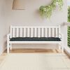 vidaXL Garden Bench Cushion Black Check Pattern 180x50x7cm Oxford Fabric