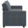 vidaXL 3-Seater Sofa Dark Grey 180 cm Velvet