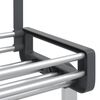 vidaXL Door Organiser with 5 Shelves 52x20x135 cm Aluminium