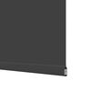 vidaXL Roller Blind Blackout 44.4x100 cm Fabric Width 40 cm Black