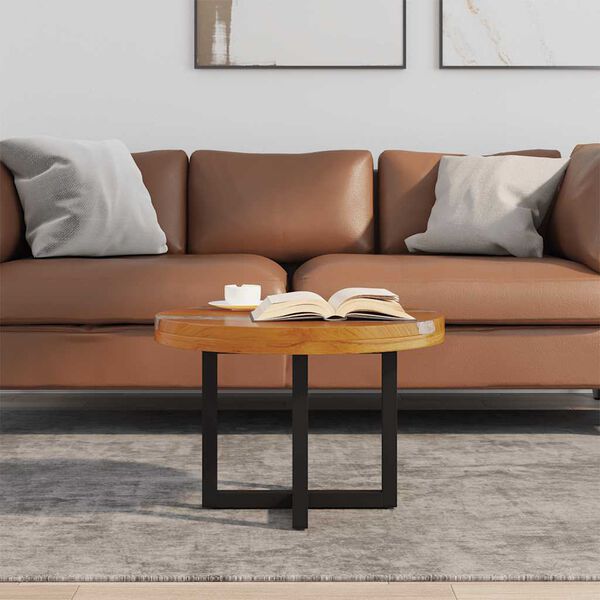 vidaXL Coffee Table Teak Resin 100x50 cm