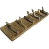 vidaXL Coat Rack Mixed Recycled Wood 60x15 cm