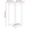 vidaXL Bar Table 60x60x110 cm Solid Wood Pine