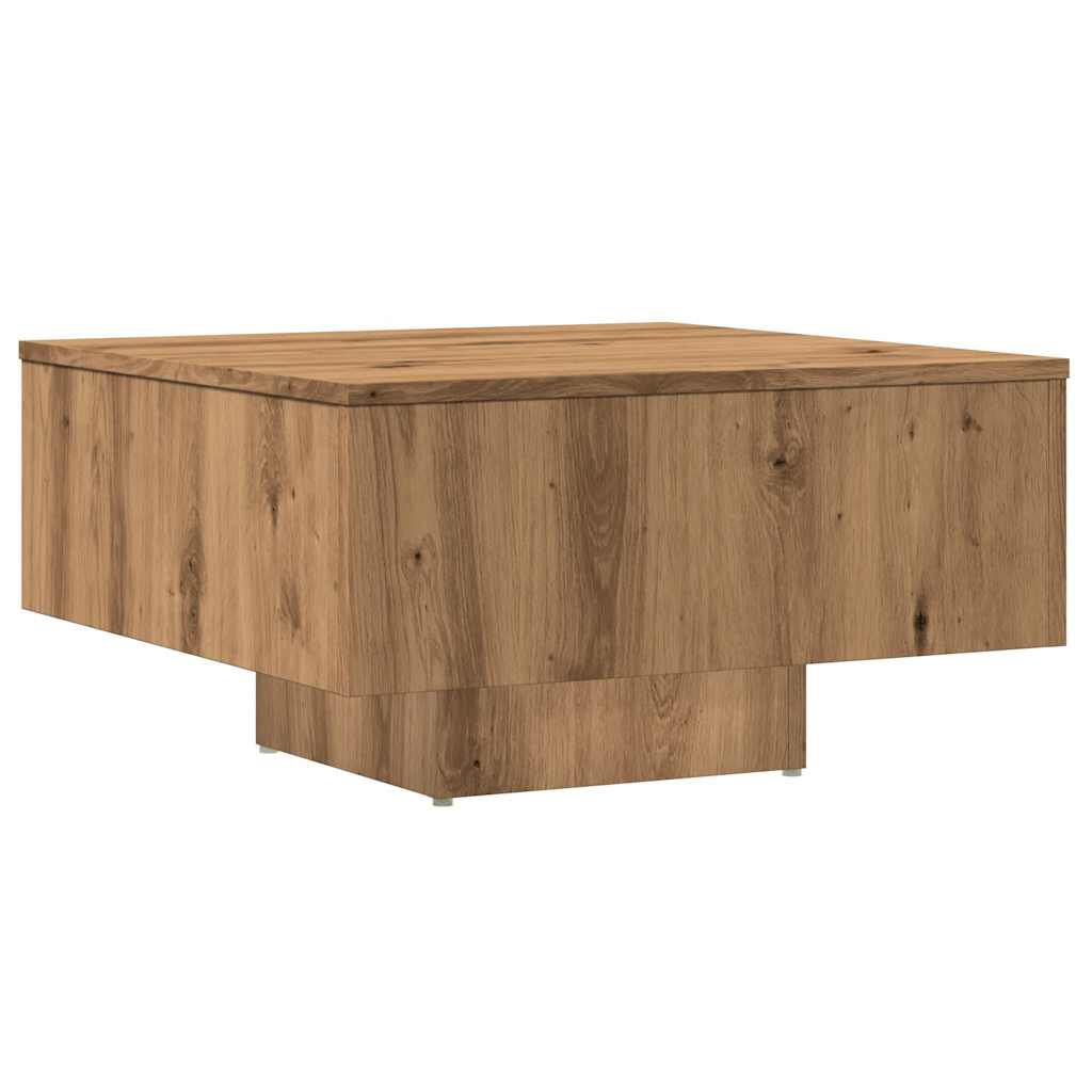 vidaXL Coffee Table Artisan Oak 60x60x31.5 cm Engineered Wood